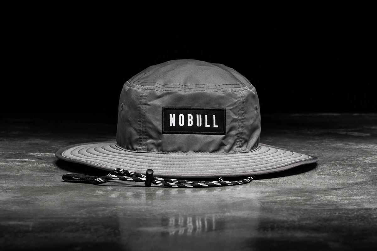 Nobull Boonie Men's Hats Dark Grey | Australia (VU4675)